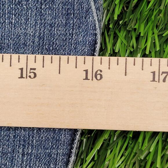 Vintage 90s GAP Denim Jacket Womens 2XS/XS 16x20 Faded Blue - Picture 5 of 15